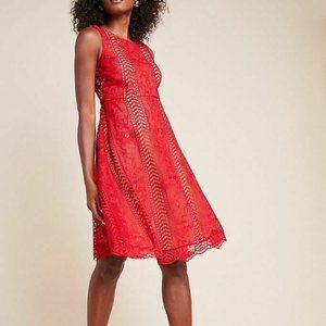 NWT Anthropologie $220 lace Georgia Mini Dress 8